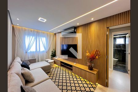 Sala de apartamento à venda com 2 quartos, 84m² em Jardim Caravelas, São Paulo