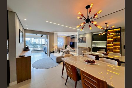 Sala de apartamento à venda com 2 quartos, 84m² em Jardim Caravelas, São Paulo