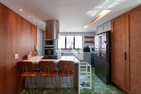 Apartamento à venda com 155m², 3 quartos e 3 vagas Apartamento à venda com 155m², 3 quartos e 3 vagasCozinha Americana