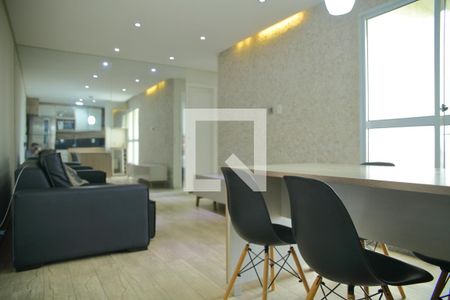 Sala/Cozinha de apartamento para alugar com 1 quarto, 48m² em Planalto, São Bernardo do Campo