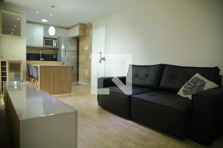 Sala/Cozinha de apartamento para alugar com 1 quarto, 48m² em Planalto, São Bernardo do Campo