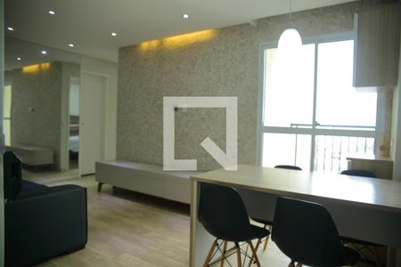 Sala/Cozinha de apartamento para alugar com 1 quarto, 48m² em Planalto, São Bernardo do Campo