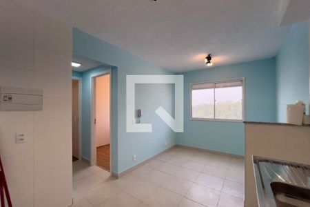 Sala e cozinha de apartamento para alugar com 2 quartos, 32m² em Cambuci, São Paulo