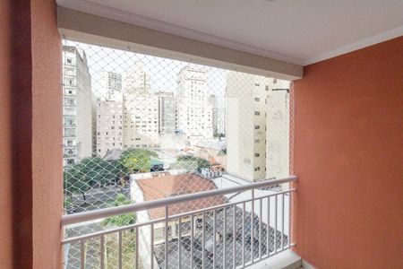 Varanda da Sala de apartamento para alugar com 2 quartos, 48m² em Campos Elíseos, São Paulo