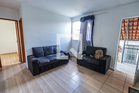 Sala de apartamento à venda com 2 quartos, 45m² em Vila Jardim Leblon, Belo Horizonte