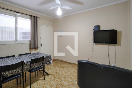 Sala de apartamento para alugar com 2 quartos, 70m² em Boqueirão, Praia Grande