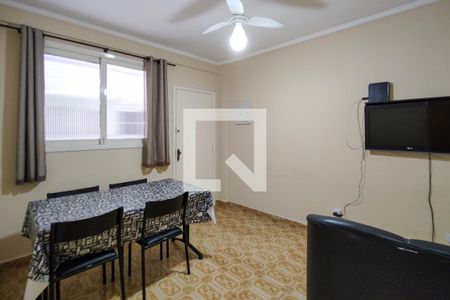 Sala de apartamento para alugar com 2 quartos, 70m² em Boqueirão, Praia Grande