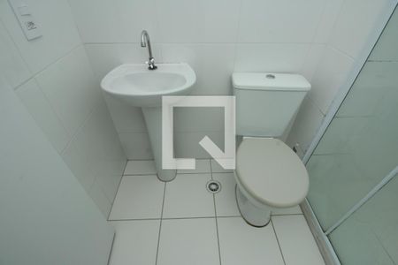 Banheiro de apartamento para alugar com 1 quarto, 25m² em Paraisópolis, São Paulo