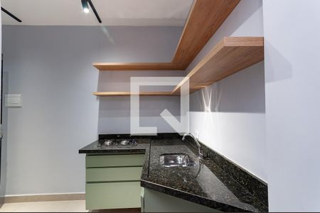 Cozinha de apartamento para alugar com 1 quarto, 25m² em Perdizes, São Paulo