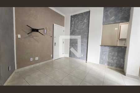 Sala de apartamento para alugar com 1 quarto, 38m² em José Menino, Santos