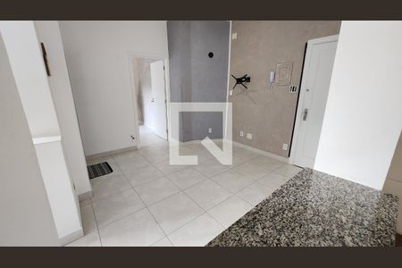 Detalhe Sala de apartamento para alugar com 1 quarto, 38m² em José Menino, Santos