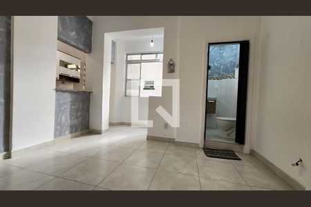 Sala de apartamento para alugar com 1 quarto, 38m² em José Menino, Santos