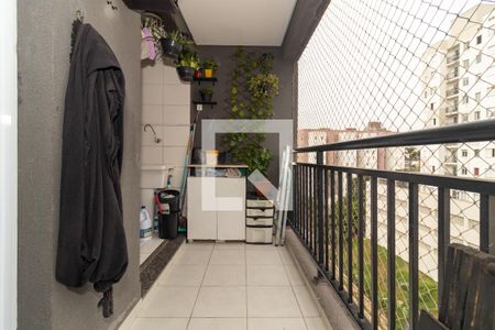 Varanda da Sala de apartamento para alugar com 2 quartos, 49m² em Vila Andrade, São Paulo