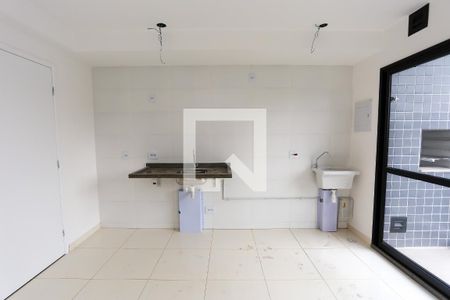 Sala - Cozinha - Serviço de apartamento à venda com 2 quartos, 40m² em Jardim Parque Morumbi, São Paulo