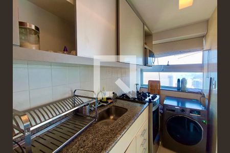 Studio à venda com 58m², 1 quarto e 1 vaga Studio à venda com 58m², 1 quarto e 1 vagaCozinha americana