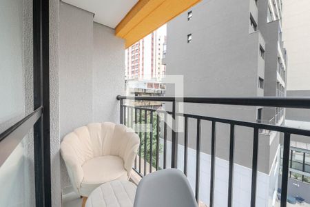 Studio para alugar com 25m², 1 quarto e sem vaga Studio para alugar com 25m², 1 quarto e sem vagaSacada