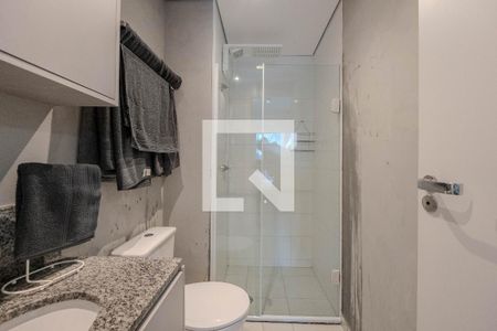 Studio para alugar com 25m², 1 quarto e sem vaga Studio para alugar com 25m², 1 quarto e sem vagaBanheiro