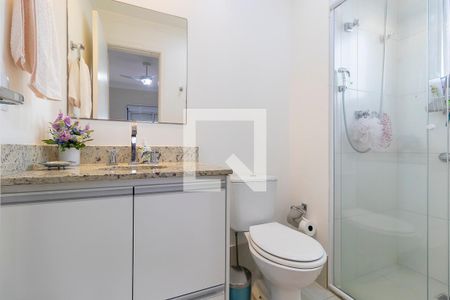 Banheiro da suíte de apartamento à venda com 2 quartos, 66m² em Jardim Belo Horizonte, Campinas