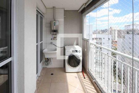 Varanda e Área de Serviço de apartamento para alugar com 1 quarto, 45m² em Vila Prudente, São Paulo