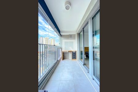 Varanda da Sala de apartamento para alugar com 1 quarto, 36m² em Vila Firmiano Pinto, São Paulo