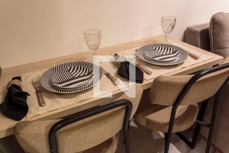 Detalhe Sala de kitnet/studio para alugar com 1 quarto, 25m² em Vila Olímpia, São Paulo