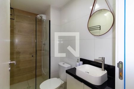 Banheiro de apartamento para alugar com 1 quarto, 24m² em Vila Prudente, São Paulo