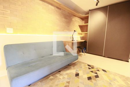 Sala-Quarto de apartamento para alugar com 1 quarto, 30m² em Vila Olímpia, São Paulo