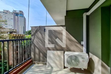 Studio varanda de kitnet/studio para alugar com 1 quarto, 23m² em Liberdade, São Paulo