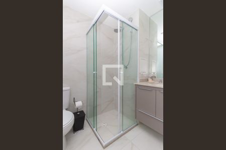 Banheiro de kitnet/studio para alugar com 1 quarto, 20m² em Alto do Ipiranga, São Paulo