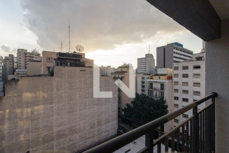 Varanda de apartamento para alugar com 1 quarto, 37m² em Vila Buarque, São Paulo