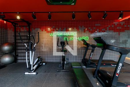 Studio para alugar com 22m², 0 quarto e sem vaga Studio para alugar com 22m², 0 quarto e sem vagaAcademia