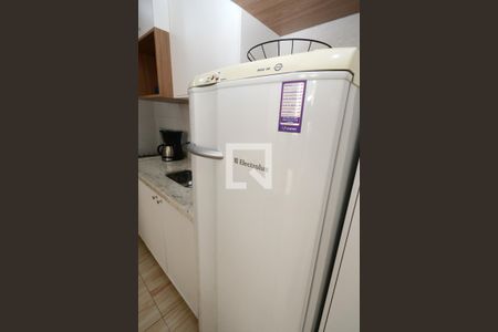 Apartamento para alugar com 34m², 2 quartos e 1 vagaDetalhe da cozinha