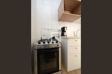 Apartamento para alugar com 34m², 2 quartos e 1 vagaDetalhe da cozinha