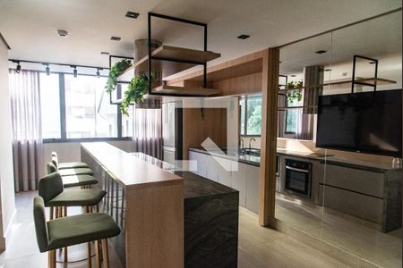Apartamento à venda com 22m², 1 quarto e sem vagaSalão gourmet
