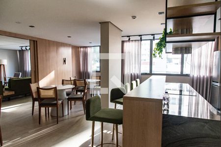 Apartamento à venda com 22m², 1 quarto e sem vagaSalão gourmet
