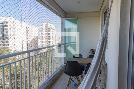 Apartamento à venda com 92m², 3 quartos e 2 vagasVaranda da sala