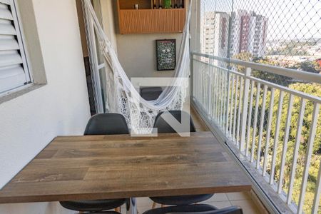 Apartamento à venda com 92m², 3 quartos e 2 vagasVaranda da sala