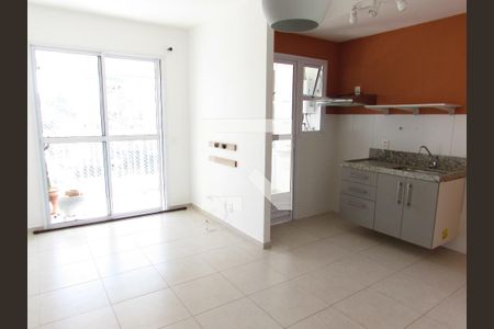 Sala/Cozinha de apartamento para alugar com 1 quarto, 45m² em Vila Andrade, São Paulo