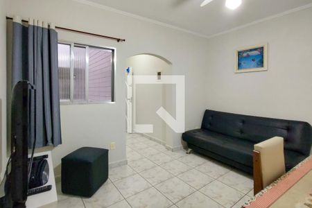 Sala de apartamento para alugar com 2 quartos, 62m² em Tupi, Praia Grande