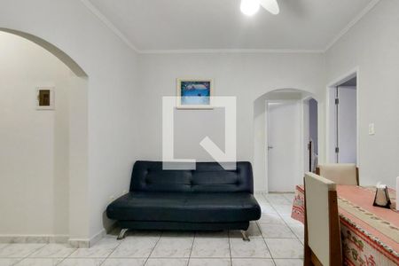 Sala de apartamento para alugar com 2 quartos, 62m² em Tupi, Praia Grande