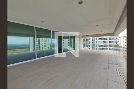 Varanda Sala de apartamento à venda com 4 quartos, 384m² em Barra da Tijuca, Rio de Janeiro