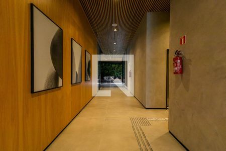 Studio para alugar com 27m², 1 quarto e sem vagaHall social