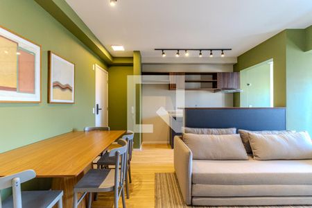 Sala de apartamento para alugar com 1 quarto, 41m² em Vila Buarque, São Paulo