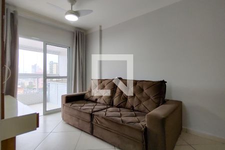 Sala de apartamento para alugar com 2 quartos, 66m² em Vila Tupi, Praia Grande