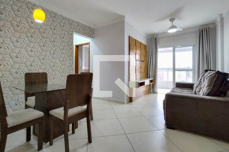 Sala de apartamento para alugar com 2 quartos, 66m² em Vila Tupi, Praia Grande