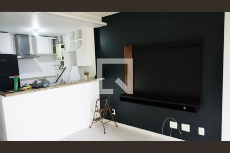 Sala / Cozinha de apartamento para alugar com 1 quarto, 47m² em Barra da Tijuca, Rio de Janeiro