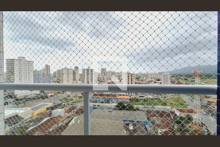 Varanda da sala de apartamento para alugar com 2 quartos, 64m² em Vila Caiçara, Praia Grande