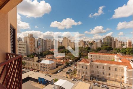Sacada da Sala de apartamento para alugar com 1 quarto, 50m² em Centro, Campinas