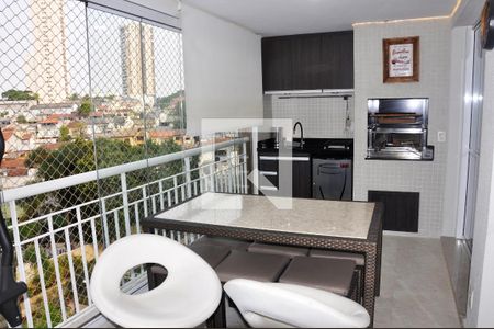 Apartamento à venda com 142m², 3 quartos e 3 vagas Apartamento à venda com 142m², 3 quartos e 3 vagasDetalhe - Varanda