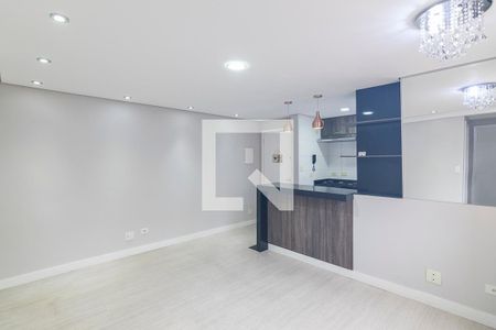 Sala de apartamento para alugar com 2 quartos, 56m² em Vila Valparaíso, Santo André